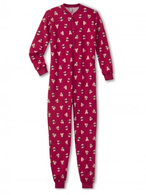 Kids' Calida Family & Friends Jumpsuit Pyjama Rio Red | 795026-ANX