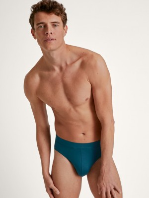 Men Calida Balanced Day Slip Underwear Legion Blue | 326745-ZCA