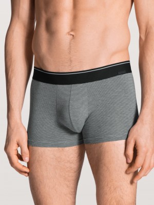 Men Calida Cotton Stretch Boxer Brief Underwear Fog | 697354-DBL