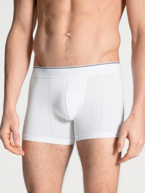 Men Calida Pure & Style Boxer Brief Underwear Weiss | 412976-NAP