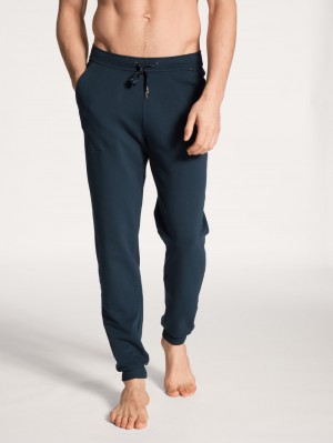 Men Calida Remix Basic Lounge Pants Loungewear Dark Sapphire | 752194-QSX