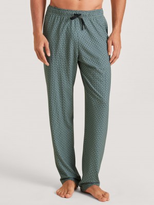 Men Calida Rmx Sleep Weekend Pants Sleepwear Slate Grey | 045796-LGQ