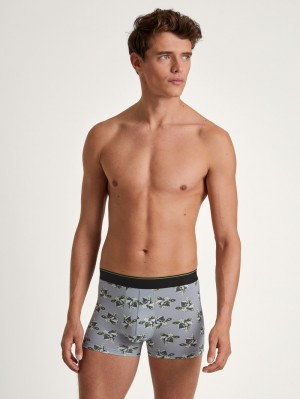 Men Calida Swiss Edition Boxer Brief Underwear Sleet Grey | 614759-HUC