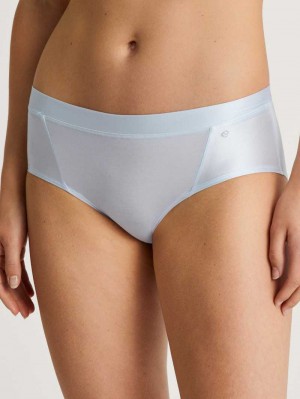 Women Calida Cate Panty, Low Cut Underwear Arctic Ice | 634251-DFA