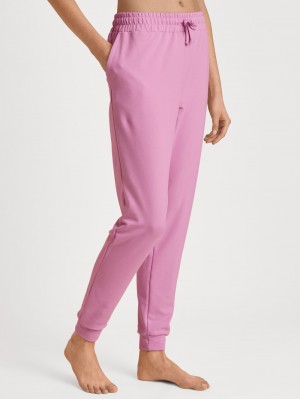 Women Calida Circular Relax Pants, Cradle To Cradle Certified® Loungewear Bubble Gum Pink | 306429-XHW