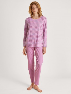 Women Calida Daylight Dreams Pyjama Sleepwear Bubble Gum Pink | 459238-HPO