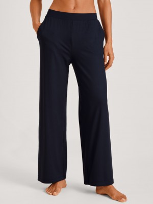 Women Calida Dsw Balancing Pants Deepsleepwear Dark Lapis Blue | 136295-FAT