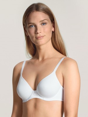 Women Calida Eco Sense Bra With Underwiring Underwear Weiss | 457816-VCE