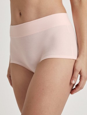 Women Calida Elastic Pants Underwear Creole Pink | 725034-HDN