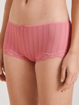 Women Calida Etude Toujours Panty, Low Cut Underwear Strawberry Ice | 723065-HRT