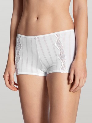 Women Calida Etude Toujours Panty Underwear Weiss | 837642-XKN