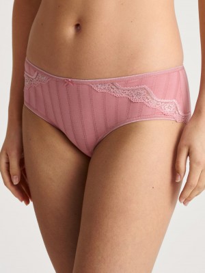 Women Calida Etude Toujours Shorty Regular Cut Underwear Blush Flower | 269438-CFM