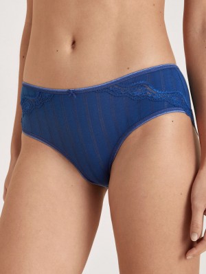 Women Calida Etude Toujours Shorty Regular Cut Underwear Sodalite Blue | 795138-AZL