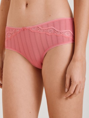 Women Calida Etude Toujours Shorty Regular Cut Underwear Strawberry Ice | 210963-FLP