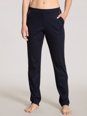 Women Calida Favourites Dreams Pants Sleepwear Dark Lapis Blue | 157634-UMD