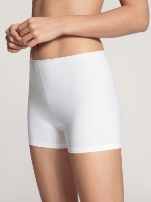 Women Calida Iconics Pants Underwear Weiss | 173546-XWC