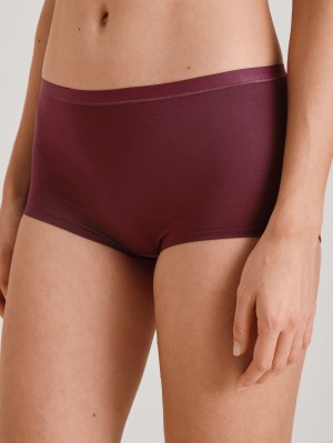 Women Calida Natural Comfort Shorty Regular Cut Underwear English Red | 378245-IZC