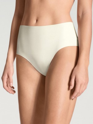 Women Calida Natural Skin Brief, Cradle To Cradle Certified® Underwear Star White | 570621-LMR