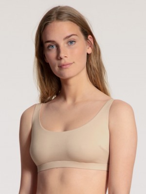 Women Calida Natural Skin Bustier, Cradle To Cradle Certified® Yoga Rose Teint | 068293-OPZ