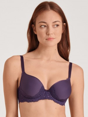 Women Calida Sensual Secrets Spacer Bra Underwear Nightshade | 312840-BKI