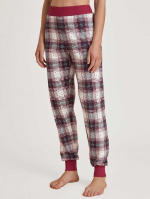 Women Calida Special Pants Sleepwear Rio Red | 953812-ZYU