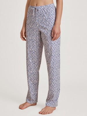 Women Calida Special Pants Sleepwear Sodalite Blue | 025819-UGR