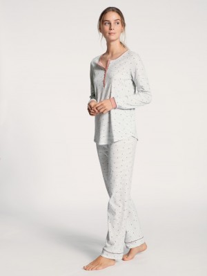 Women Calida Sweet Dreams Pyjama Sleepwear Rose Bud | 683510-KYR