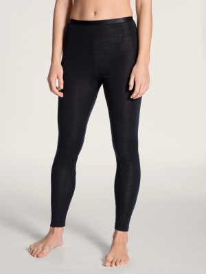 Women Calida True Confidence Leggings Underwear Ws Schwarz | 380592-VZP