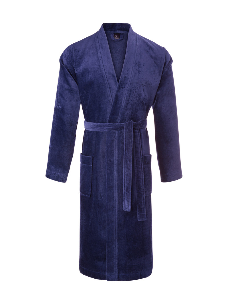 Kids' Calida After Shower Bathrobe Pyjama Dark Blue | 769124-IUY 