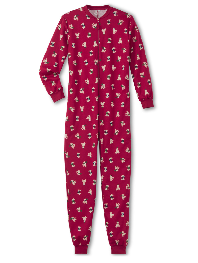 Kids\' Calida Family & Friends Jumpsuit Pyjama Rio Red | 795026-ANX