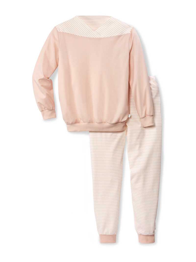 Kids' Calida Girls Youngster Pyjama With Cuff Pyjama Lace Parfait Pink | 054671-NYP