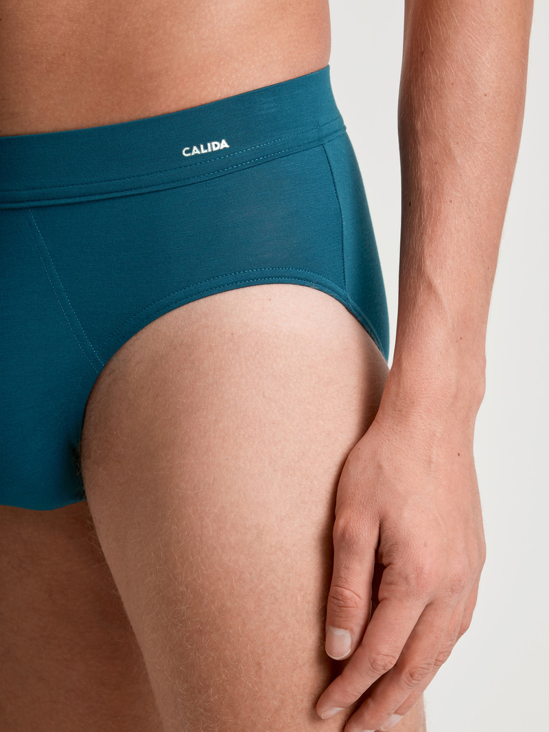 Men Calida Balanced Day Slip Underwear Legion Blue | 326745-ZCA