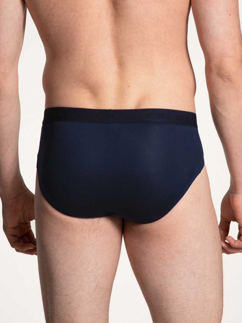 Men Calida Circular Day Brief, Cradle To Cradle Certified® Underwear Saphir Blue | 098431-ZOT