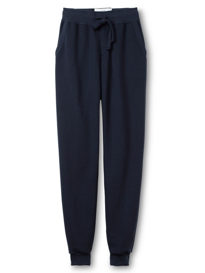 Men Calida Circular Lounge Sweatpants, Cradle To Cradle Certified® Loungewear Dark Sapphire | 461028-WCG