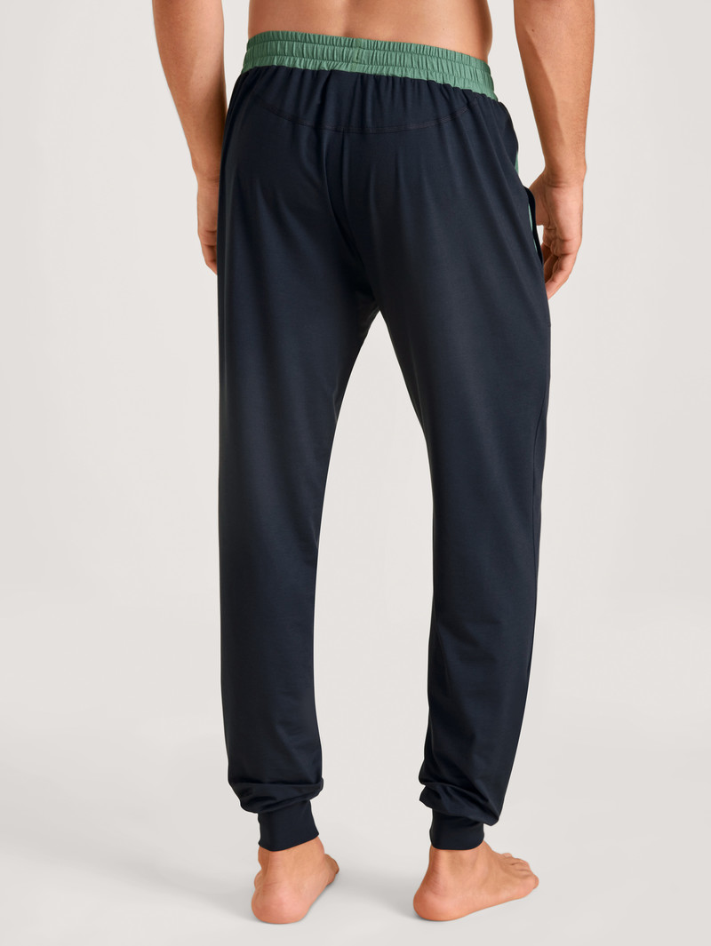 Men Calida Dsw Balancing Pants Sleepwear Dark Sapphire | 369801-IJA