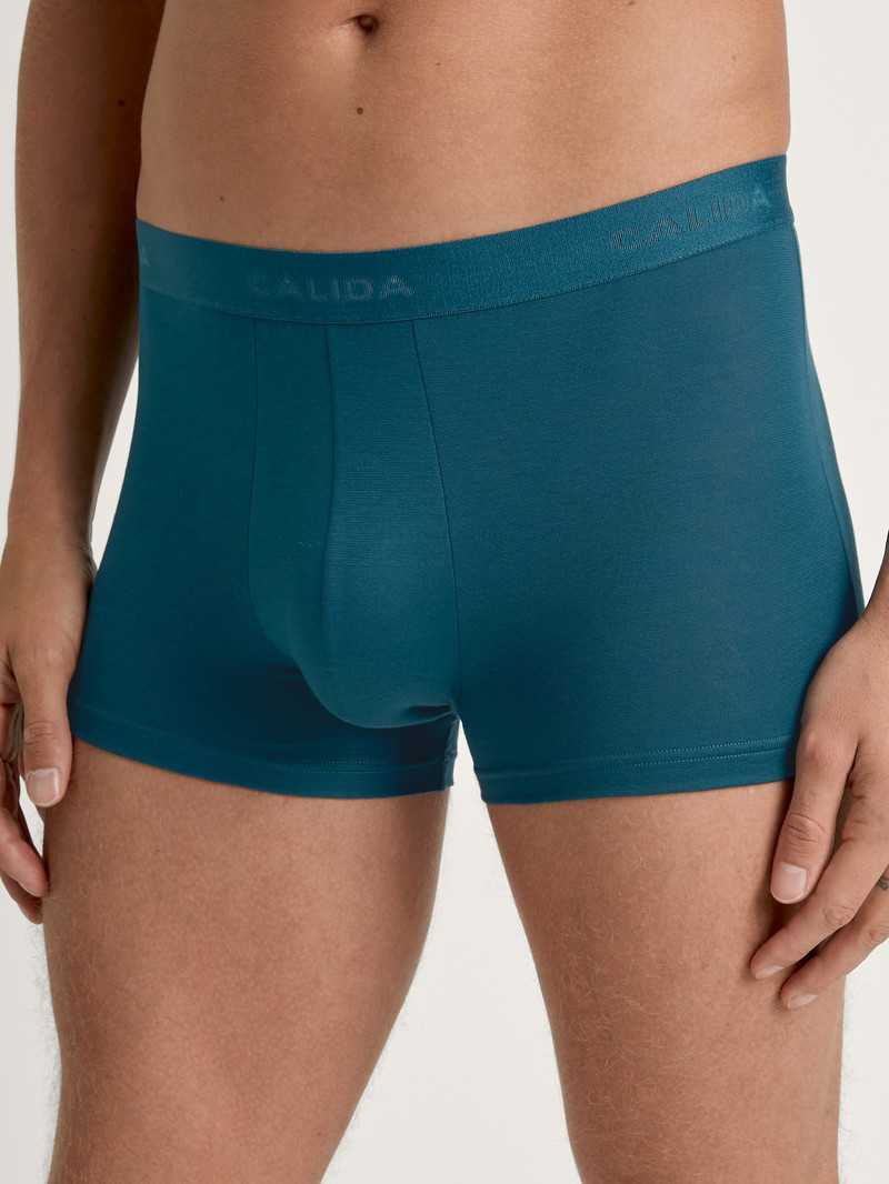 Men Calida Evolution Boxer Brief Underwear Legion Blue | 729834-FMH