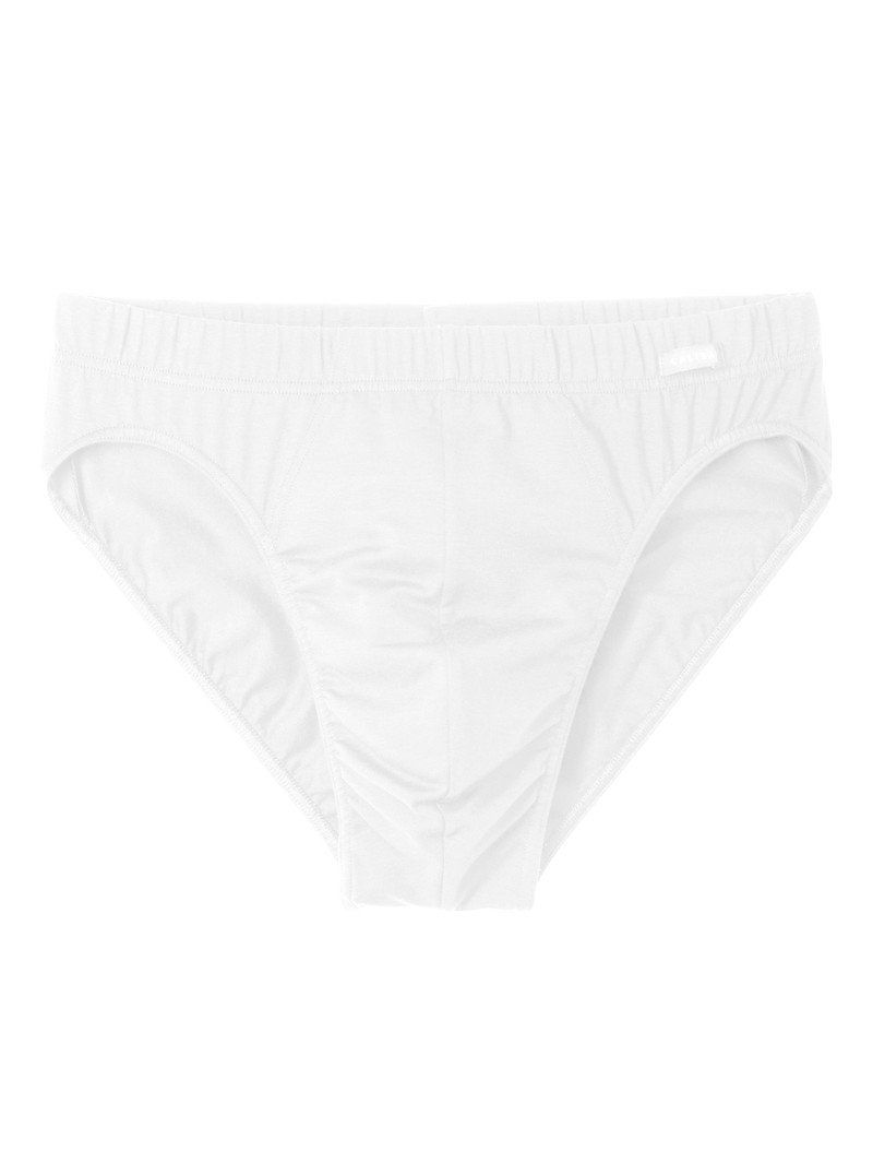 Men Calida Evolution Mini Brief Underwear Weiss | 792438-LWQ