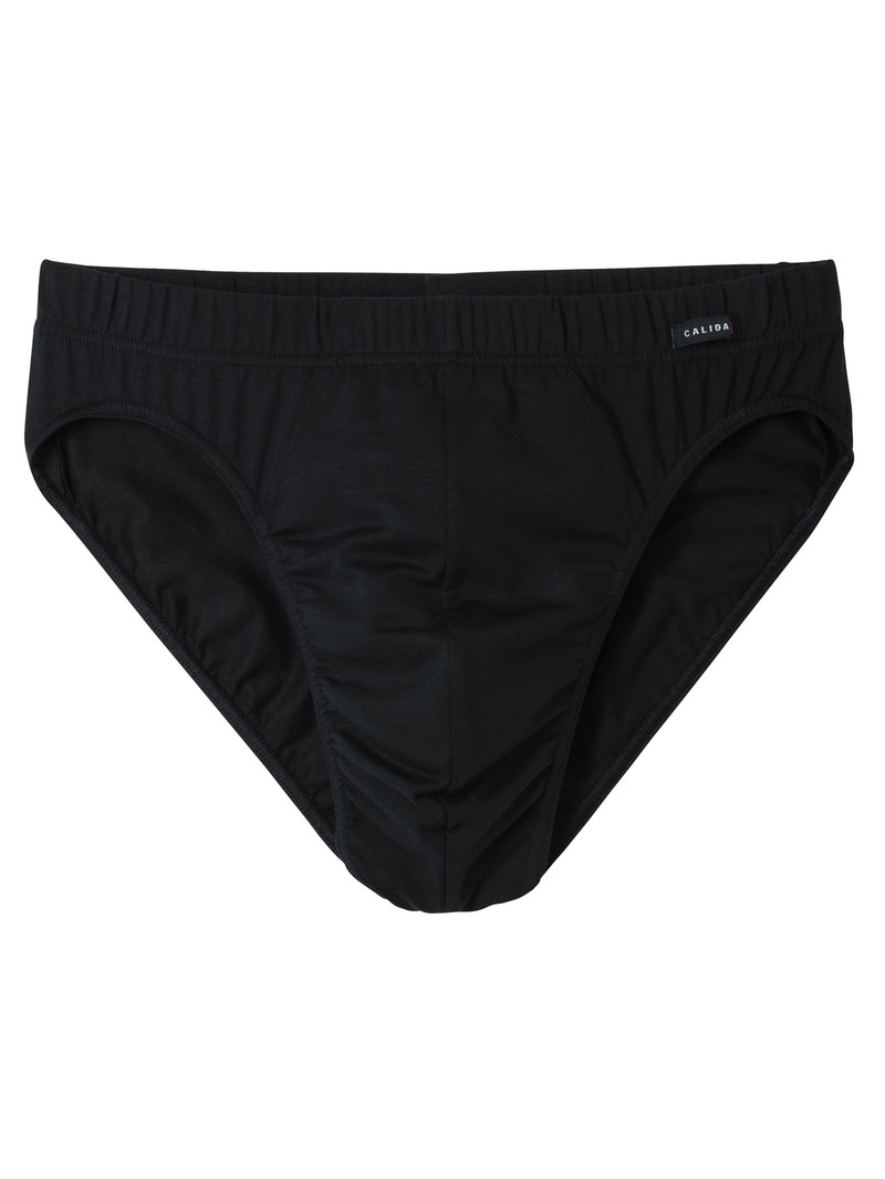 Men Calida Evolution Mini Brief Underwear Schwarz | 345189-ZSX