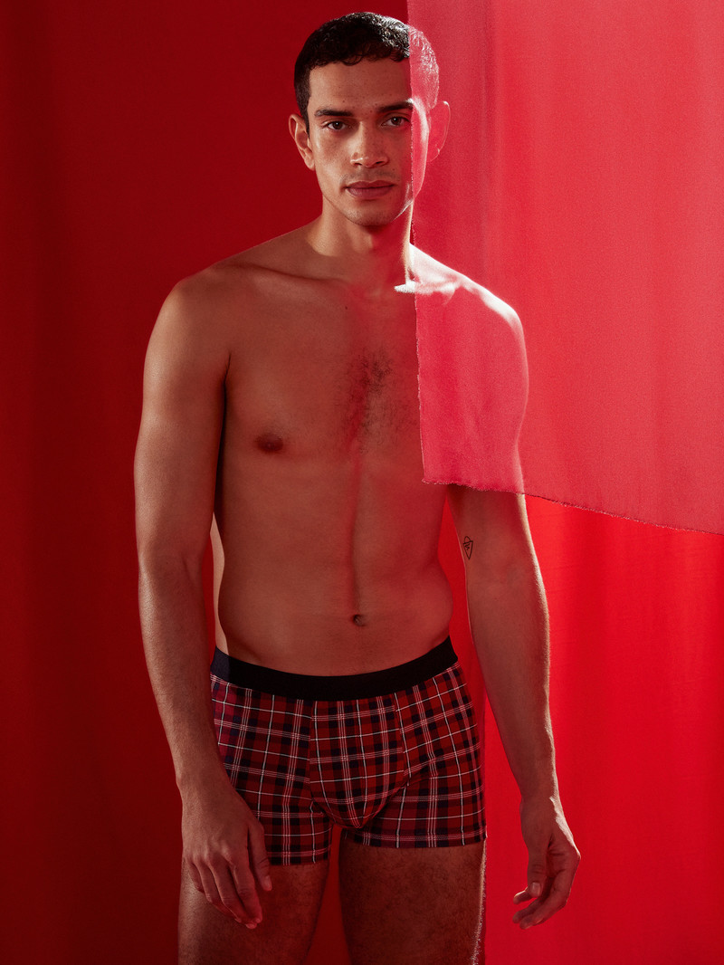 Men Calida Family & Friends Boxer Brief Sleepwear Rio Red | 650281-YBR