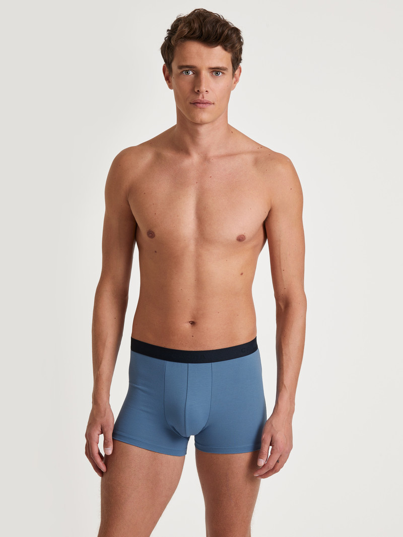 Men Calida Natural Benefit Boxer, Value Pack Underwear Coronet Blue | 092647-LUT