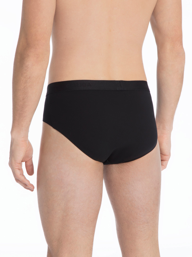 Men Calida Natural Benefit Brief, Value Pack Underwear Schwarz | 136794-XCI