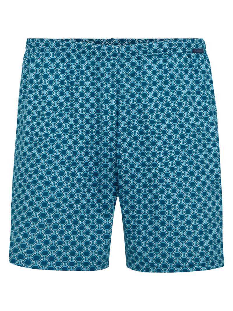 Men Calida Prints Boxer Shorts Underwear Legion Blue | 891640-PWR