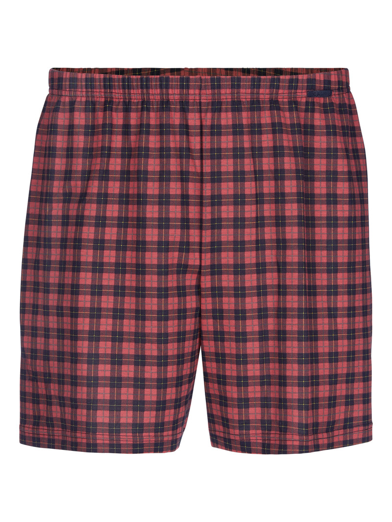 Men Calida Prints Boxer Shorts Underwear Mineral Red | 309256-OMH