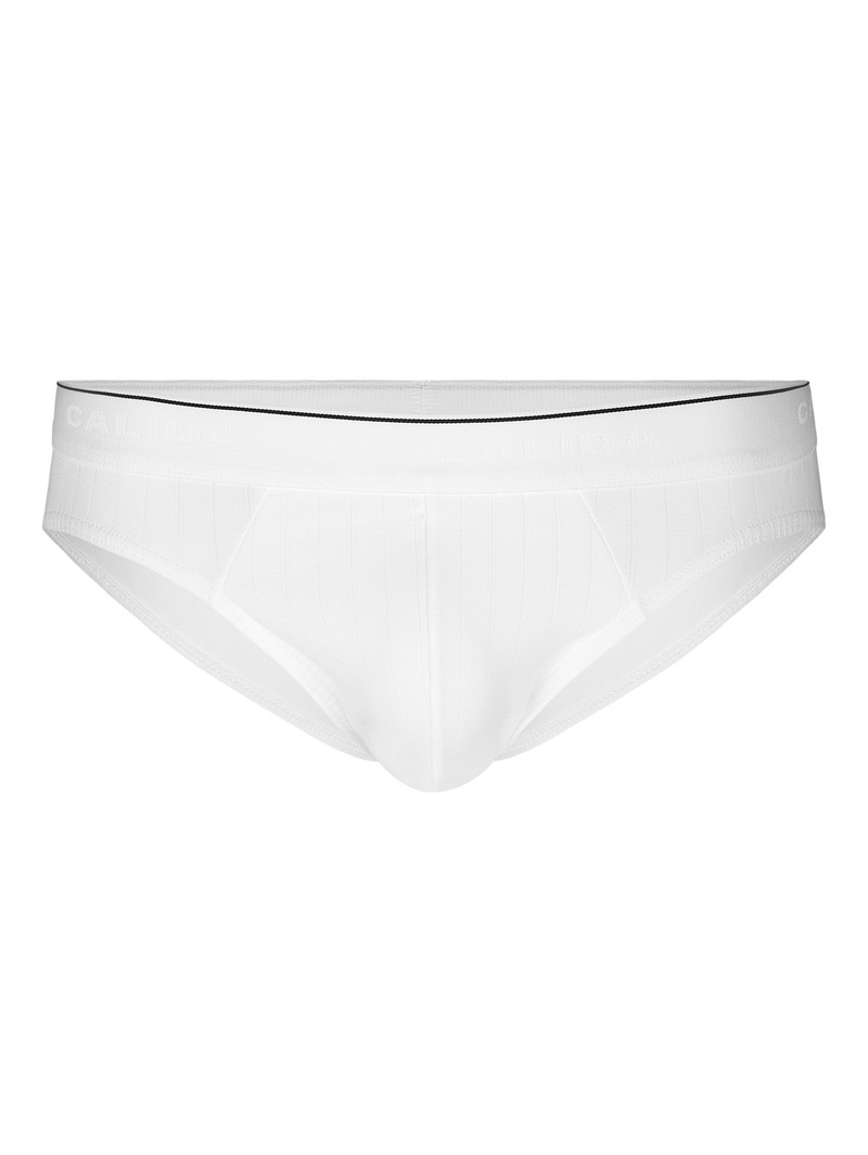 Men Calida Pure & Style Mini Brief Underwear Weiss | 271605-JCH