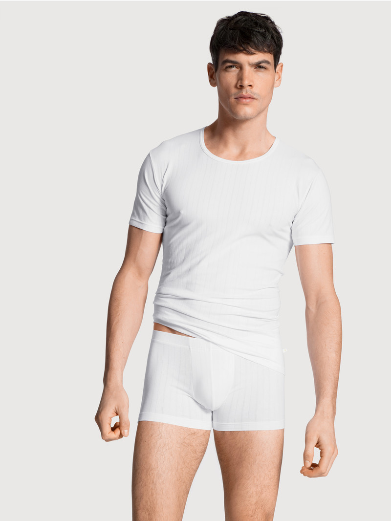 Men Calida Pure & Style T-shirt Underwear Weiss | 497561-IME