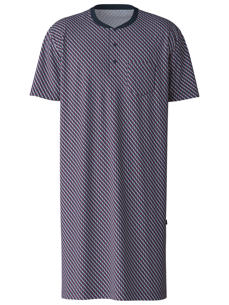 Men Calida Relax Imprint Nightshirt Sleepwear Mars Red | 935487-GIY