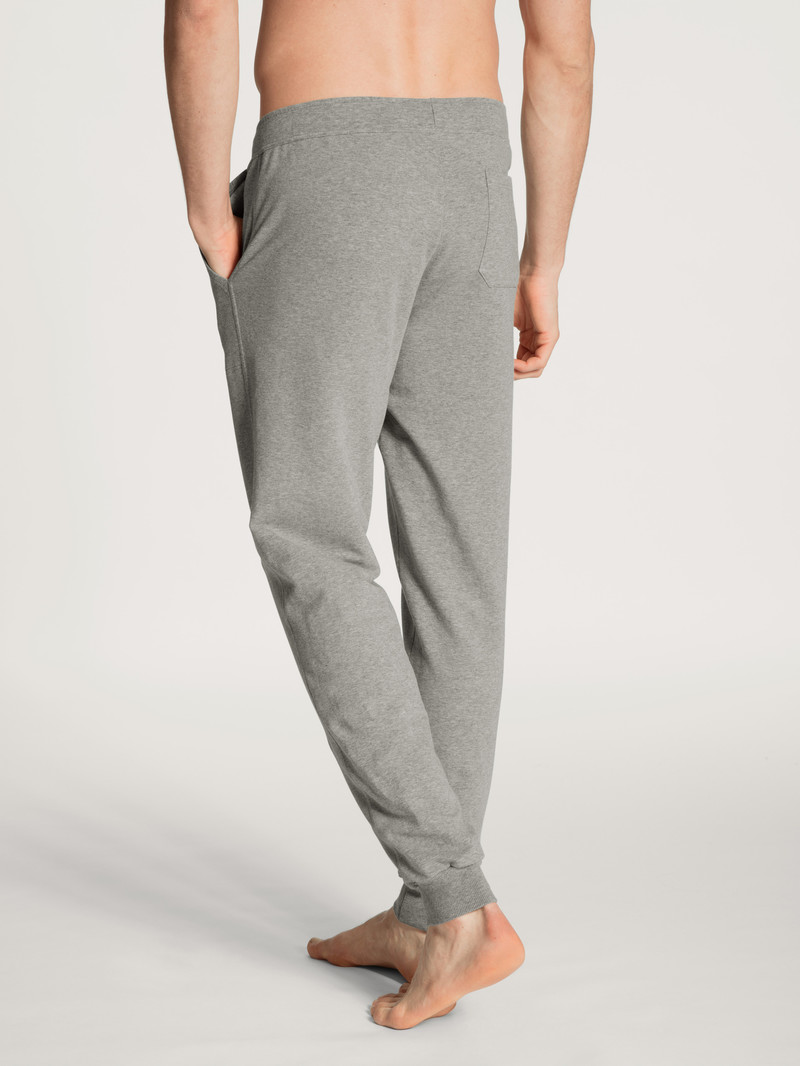 Men Calida Remix Basic Lounge Pants Loungewear Carbon Melé | 350264-HWV