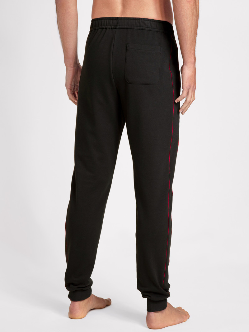 Men Calida Remix Basic Lounge Sweatpants Loungewear Schwarz | 905463-BNZ