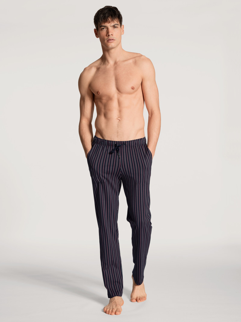 Men Calida Remix Basic Sleep Pants Sleepwear Rumba Red | 031876-FJY