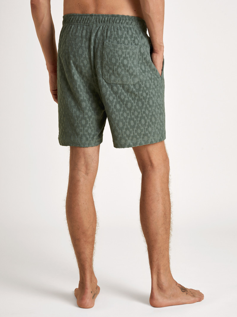 Men Calida Rmx Lounge Holiday Bermudas Summer Outfits Laurel Green | 710524-JWO